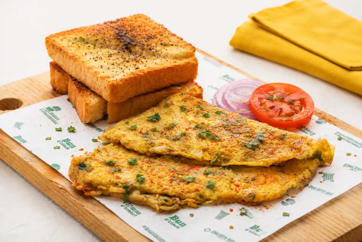 Omelette and Toast