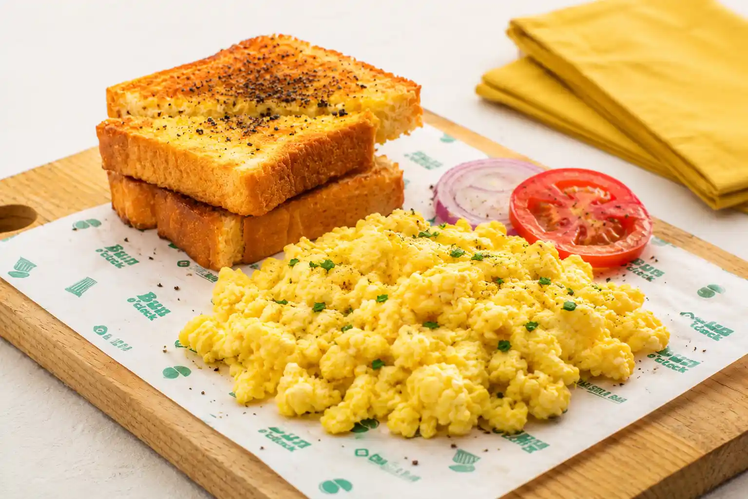 Scrambled Egg and Toast